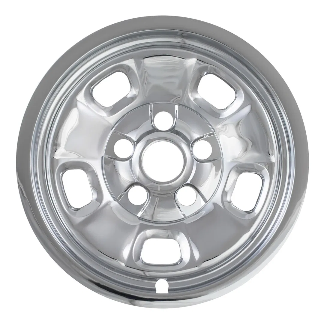 IWCIMP88X – COAST2COAST Wheel Skin, 17 Inch 5 Slotted Spokes Snap-On Plated Chrome ABS Plastic Set Of 4